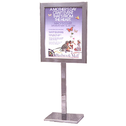 Heavy Duty Indestructible Steel 22x28 Sign Holder + Standing 20 Colors –  PosterDisplays4Sale