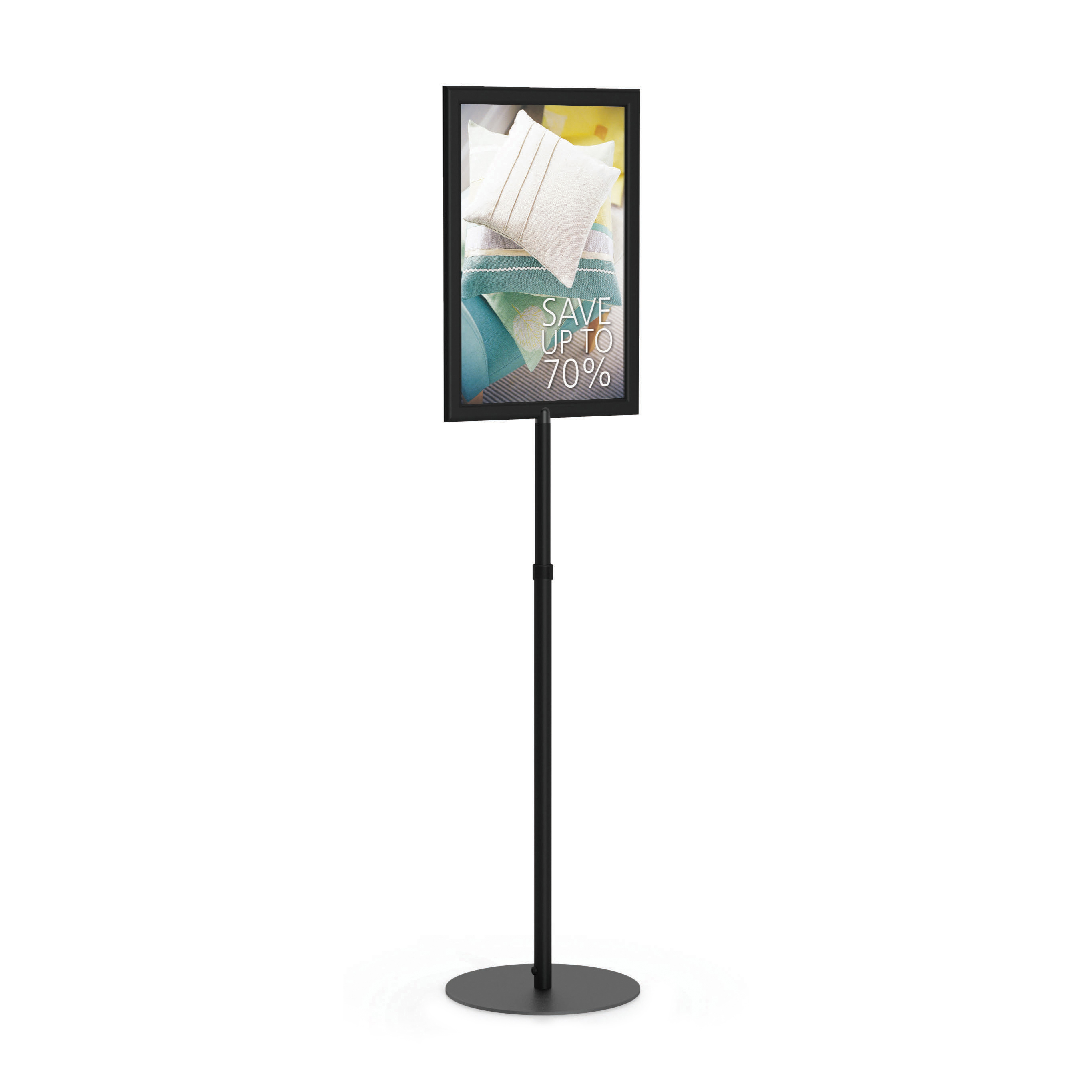 HMC Display: Perfex Pedestal Sign Frame - 11 x 17